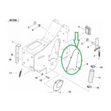 Кришка ланцюгового приводу OP, АС829527, AC829527, Kverneland