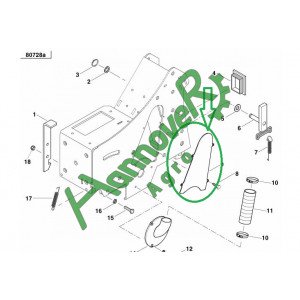 Кришка ланцюгового приводу OP, АС829527, AC829527, Kverneland