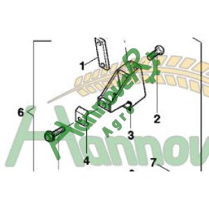Кронштейн кріплення стійки AC496265, Kverneland, Квернеланд 