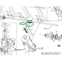 Болт M4X 0,7X10 din 965, F01080032, Gaspardo