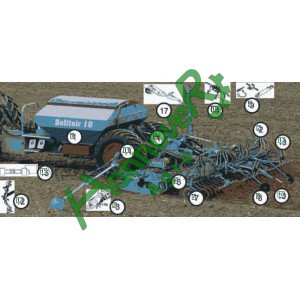 Розподільник пластмасовий (6825070), 4825021, Lemken