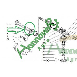 Телескопічне з'єднання зовнішнє L = 230 15450, Fantini