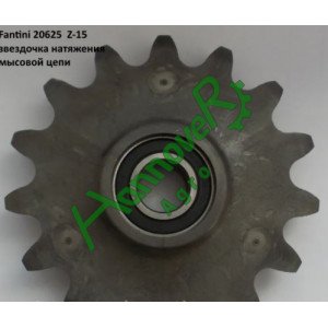 Натяжник в зборі з зірочкою Z=15 пластиковою 21856, fantini